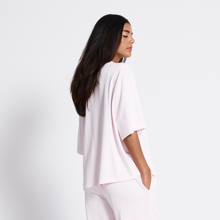 Soft lounge tee "Alyna" Light Pink